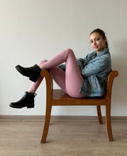 Cargar imagen en el visor de la galería, LEGGING LYCRA OPACA PALO DE ROSA