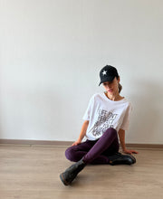 Cargar imagen en el visor de la galería, Legging Lycra Morada Opaca