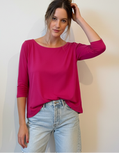 Cargar imagen en el visor de la galería, Polera algodón manga 3/4