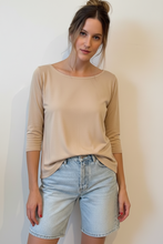 Cargar imagen en el visor de la galería, Polera algodón manga 3/4