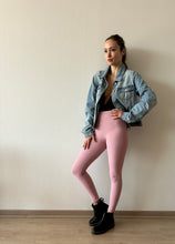 Cargar imagen en el visor de la galería, LEGGING LYCRA OPACA PALO DE ROSA