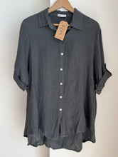 Cargar imagen en el visor de la galería, BLUSON LINO MANGA 3/4