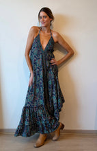 Cargar imagen en el visor de la galería, VESTIDO LARGO SEDA ESTAMPADO (VARIOS DISEÑOS)