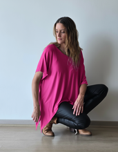 Cargar imagen en el visor de la galería, POLERA ALGODON MANGA CORTA