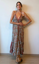 Cargar imagen en el visor de la galería, VESTIDO LARGO SEDA ESTAMPADO (VARIOS DISEÑOS)