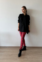 Cargar imagen en el visor de la galería, LEGGING LYCRA ANIMAL PRINT ROJA