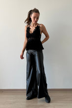 Cargar imagen en el visor de la galería, Pantalón Cuerina Negro