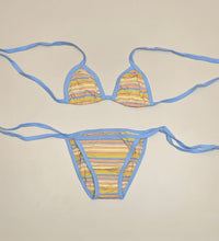 Cargar imagen en el visor de la galería, BIKINI ALGODON RAYAS SOSTEN MOVIBLE