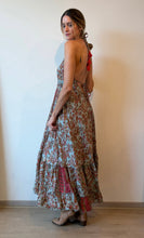 Cargar imagen en el visor de la galería, VESTIDO LARGO SEDA ESTAMPADO (VARIOS DISEÑOS)