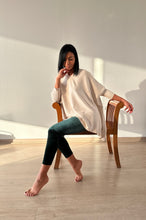 Cargar imagen en el visor de la galería, Legging terciopelo verde esmeralda