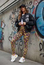 Cargar imagen en el visor de la galería, Legging Lycra Animal Print Amarilla