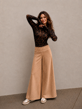 Cargar imagen en el visor de la galería, Pantalon Gamuza Beige