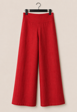 Cargar imagen en el visor de la galería, Pantalon Lino Pretina Lisa Rojo