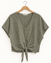 Cargar imagen en el visor de la galería, Blusa Lino Amarras