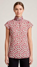 Cargar imagen en el visor de la galería, Blusa Gasa Estampada Cuello Alto