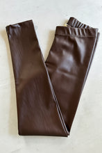 Cargar imagen en el visor de la galería, Legging Cuerina Forrada Cafe