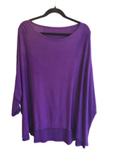 Cargar imagen en el visor de la galería, Polera suelta algodon manga 3/4