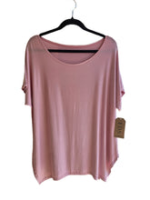 Cargar imagen en el visor de la galería, Polera suelta algodón manga corta