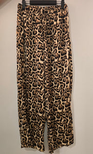 PANTALON SATIN ANIMAL PRINT
