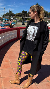 LEGGING LYCRA ANIMAL PRINT AMARILLA