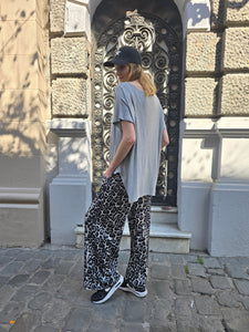 PANTALON SATIN ANIMAL PRINT