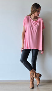 POLERA ALGODON MANGA CORTA