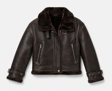 Cargar imagen en el visor de la galería, Chaqueta Biker Café Moro con Chiporro
