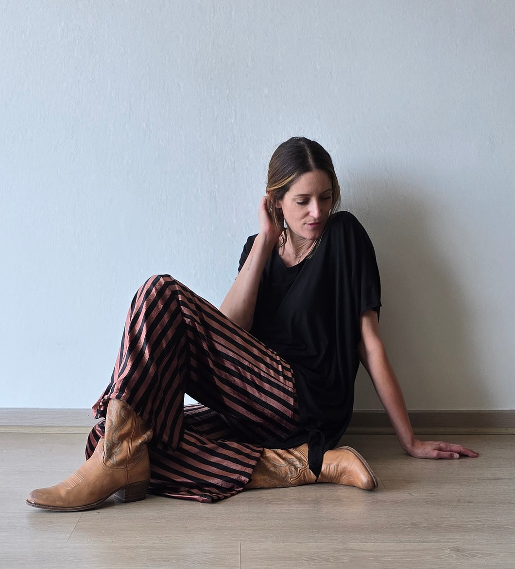 PANTALON SOFIA TERCIOPELO RAYADO