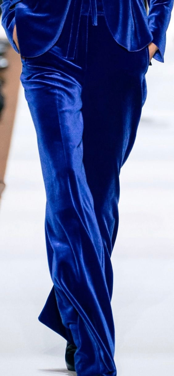 PANTALON SOFIA TERCIOPELO AZUL REY