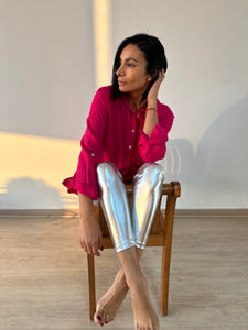 LEGGING PLATEADA
