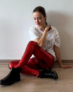 LEGGING BOMBAI (METALIZADA ROJA)