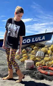 LEGGING LYCRA ANIMAL PRINT AMARILLA