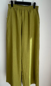 PANTALON LINO PISTACHO