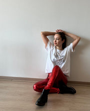 Cargar imagen en el visor de la galería, LEGGING BOMBAI (METALIZADA ROJA)
