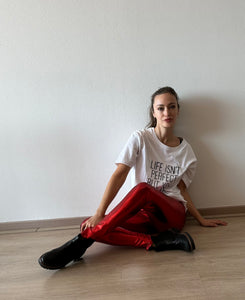 LEGGING BOMBAI (METALIZADA ROJA)