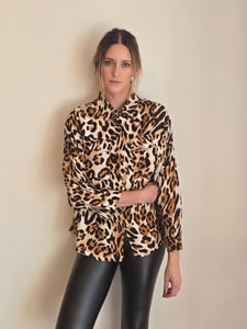 BLUSA LINO ANIMAL PRINT