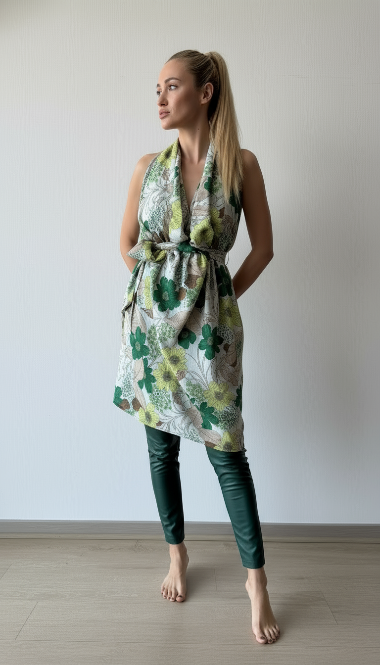 BLUSON GASA FLOREADO