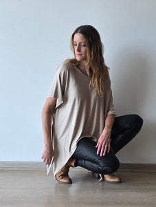 POLERA ALGODON MANGA CORTA