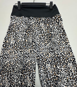 PANTALON ALGODON ANIMAL PRINT BLANCO