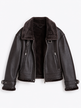 Cargar imagen en el visor de la galería, Chaqueta Biker Café Moro con Chiporro

