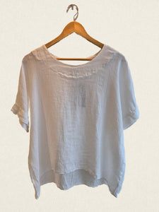 BLUSA LINO CUELLO REDONDO