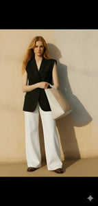 PANTALON CUERINA BLANCO