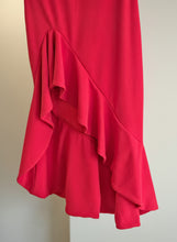 Cargar imagen en el visor de la galería, VESTIDO FLECOS ROJO
