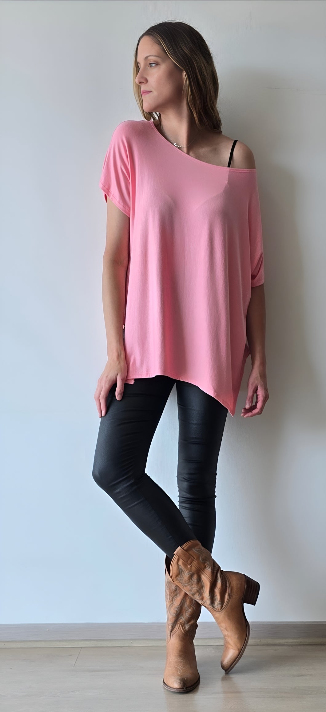 POLERA ALGODON MANGA CORTA