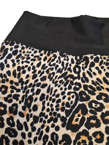 PANTALON ALGODON ANIMAL PRINT BLANCO