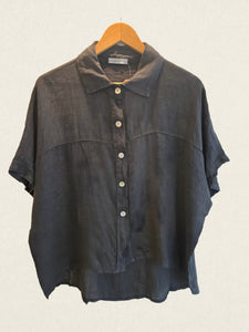 BLUSA LINO MANGA CORTA