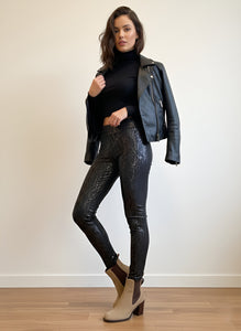 LEGGING NEGRA SNAKE BRILLOS