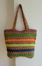 Cargar imagen en el visor de la galería, CARTERA DE RAFIA COLORES
