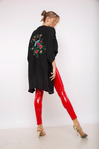 LEGGING LATEX ROJA