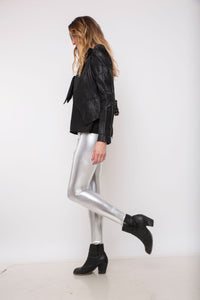 LEGGING PLATEADA